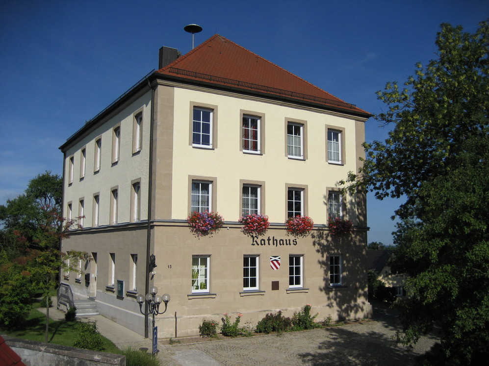 Das Rathaus in Schopfloch